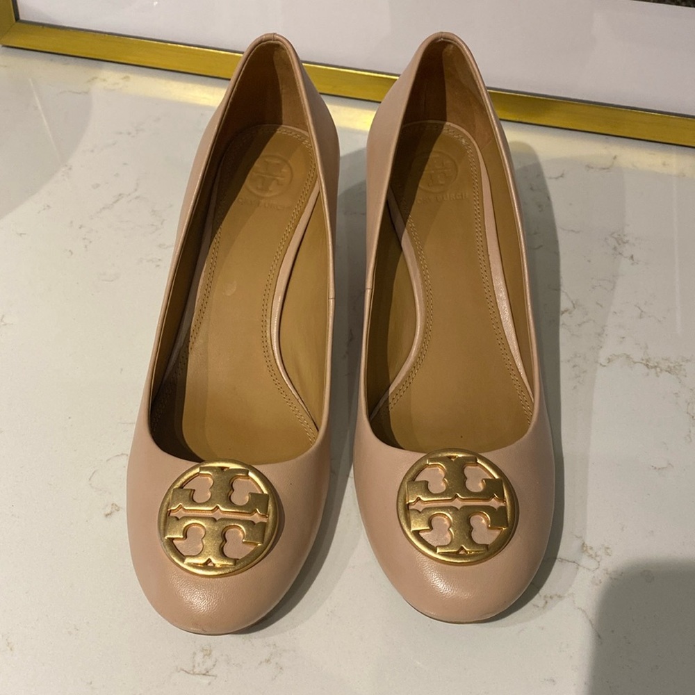 Tory Burch Logo Wedges